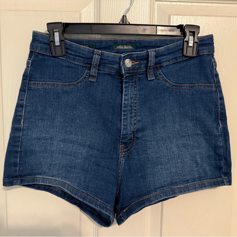 Wild Fable Highest Rise Dark Wash Shorts
